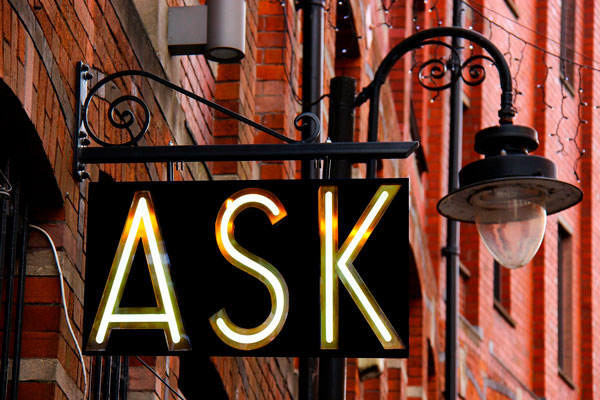 Ask sign