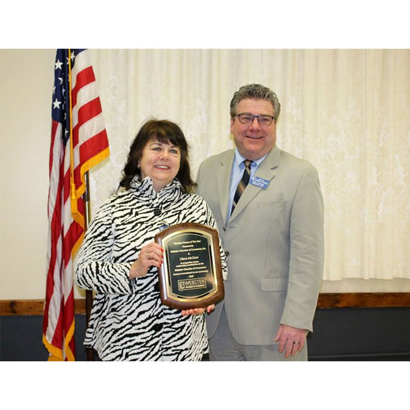 Diane McClure Recieves Business Person of the Year Award