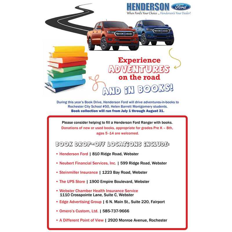 2019 Book Drive Poster